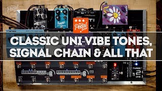 Great UniVibe Sounds Signal Chain Considerations amp Associated Tangents – That Pedal Show [upl. by Keegan547]