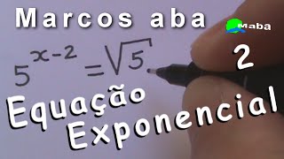 EQUAÇÃO EXPONENCIAL Potenciação  Aula 02 [upl. by Yojenitsirk485]