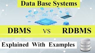 What Is RDBMS  Difference Between DBMS And RDBMS  Explained With Real Life Examples  2020 [upl. by Varuag43]