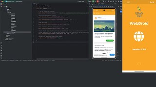 WebDroid  Android WebView App [upl. by Phalan]