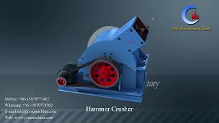 Hammer Crusher Working Principle in animation [upl. by Yeliah]