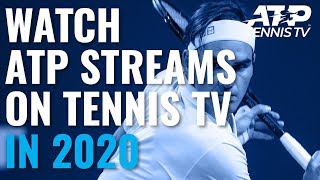 Watch live ATP streams on Tennis TV in 2020 [upl. by Haldan35]