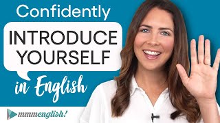 Tell me about yourself Introduce yourself in English with EASE [upl. by Chandos]