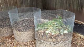 DIY Compost bin fast easy and cheap [upl. by Nylodnewg]