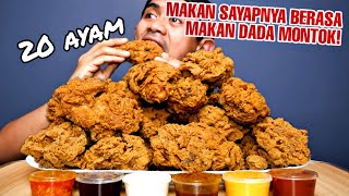 MAKAN 20 AYAM GORENG JUMBO DARI BURGER BROSS VIRAL [upl. by Audette]