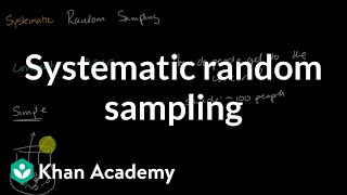 Systematic random sampling  AP Statistics  Khan Academy [upl. by Luap59]