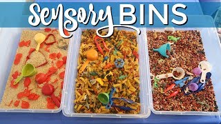 Sensory Bins Three Ways  DAYCARE DAY [upl. by Koy]