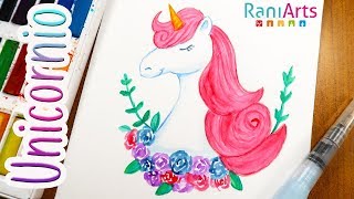 Dibuja este UNICORNIO PASO A PASO [upl. by Pond253]