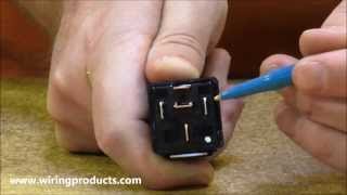 Wiring Products  How to Wire an Automotive Relay [upl. by Enamart]