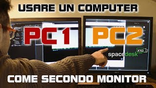 Usare un computer come secondo monitor con Spacedesk [upl. by Linnell]