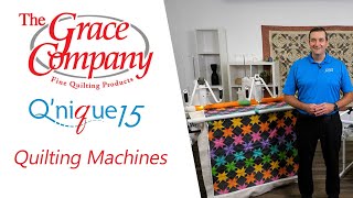 Qnique 15quot Midarm Quilting Machines [upl. by Almita741]