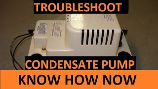 How to Troubleshoot a Condensate Pump [upl. by Lairret]