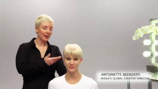 Aveda HowTo  The Tousled Look for Short Hairstyles [upl. by Ainahpets]