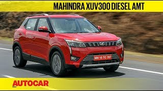 Mahindra XUV300 Diesel AMT  First Drive Review  Autocar India [upl. by Rosalinda613]