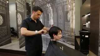 Short shape on shape Pixie cut and colour by Adam extended how to video [upl. by Marjie]