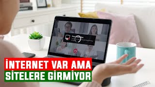 İnternet Var Ama Sitelere Giremiyorum Sorunu Çözümü  2021 [upl. by Olleina]