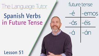 Spanish Verbs in Future Tense  The Language Tutor Lesson 51 [upl. by Anaeco]