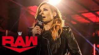 Becky Lynch announces she’s pregnant Raw May 11 2020 [upl. by Niklaus]