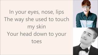 Eyes Nose Lips  English Cover by Eric Nam lyric video [upl. by Guod]