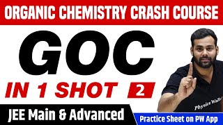 GENERAL ORGANIC CHEMISTRY in One Shot  Full Chapter Revision Part 2  Class 11  JEE Main [upl. by Jegger639]