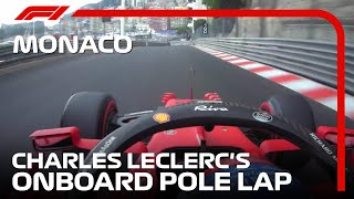 Charles Leclercs Onboard Pole Lap  2021 Monaco Grand Prix  Pirelli [upl. by Radford]