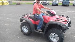 2009 Honda Foreman Rubicon 500 TRX500FA [upl. by Gracye43]