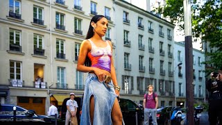 Street Style at RHUDE show  Paris Fashion Week Menswear Spring Summer 2023 part one [upl. by Tuppeny113]