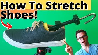 How To Stretch A Shoe  HOME Shoe Stretchers amp Shoe Expanders [upl. by Namad]