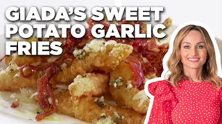 Giada De Laurentiis Sweet Potato Garlic Fries  Giada At Home  Food Network [upl. by Eetak]