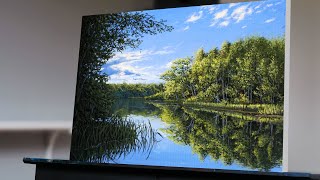 Painting a Realistic Landscape  Paint with Ryan [upl. by Nilra829]