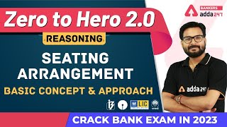 Seating Arrangement Basic Concept amp Approach L1  Reasoning Banking Foundation Adda247 Class14 [upl. by Annabel]