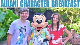 Disney Aulani Character Breakfast at Makahiki [upl. by Esnofla]