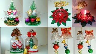 4 Manualidades Navideñas Con Material Reciclado  Adornos Navideños 2020 [upl. by Yelsiap724]