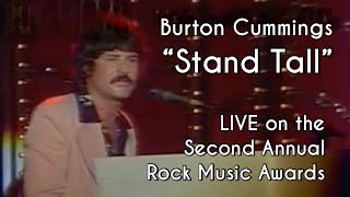 Burton Cummings performs “Stand Tall” LIVE in 1976 [upl. by Mettah]