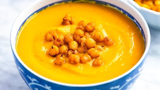 Easy Roasted Butternut Squash Soup Recipe [upl. by Eislrahc339]