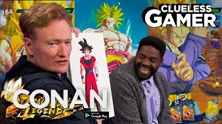 Clueless Gamer quotDragon Ball Legendsquot With Ron Funches  CONAN on TBS [upl. by Gronseth]