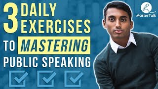 3 Daily Public Speaking Exercises [upl. by Florentia]