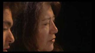 Argerich and Kissin piano 4 hands  Mozart Sonata KV 521 part 12 [upl. by Latty]