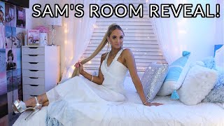 EXTREME BEDROOM Makeover SAMS ROOM REVEAL [upl. by Cykana]