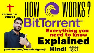 HindiUrdu How Torrents work BitTorrent Explained in Detail [upl. by Lyrac952]