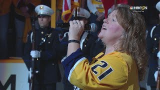 WPGNSH Gm7 Cathy Mullins sings O Canada [upl. by Beera]