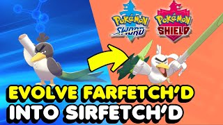 How To Evolve Farfetchd Into Sirfetchd In Pokemon Sword amp Shield [upl. by Minardi950]