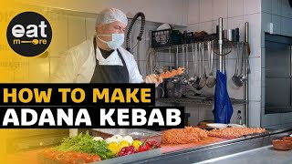 How to Make Adana Kebab  Turkish Cuisine Recipes [upl. by Hoxsie440]