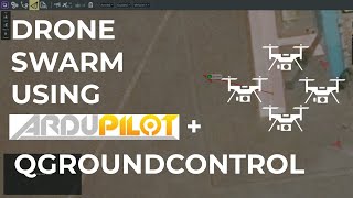 21 Drone Swarm with Ardupilot and QGroundControl [upl. by Anaeed]