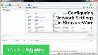 Configuring Network Settings in StruxureWare Data Center Expert  Schneider Electric Support [upl. by Atnwahs]