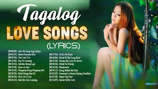 Top 20 Tagalog Love Songs 80s 90s With Lyrics Collection  Nonstop English OPM Love Songs Lyrics [upl. by Htabmas871]