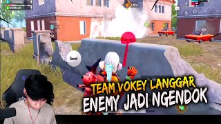 TEAM VOKEY LANGGAR ENEMY JADI NGENDOK [upl. by Ecyac]