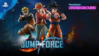 Jump Force Gameplay  PlayStation Underground [upl. by Arlynne]