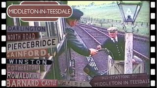 Darlington to MIDDLETONINTEESDALE train ride 1963 [upl. by Meerek]