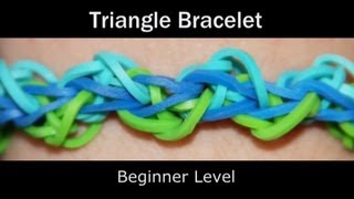 Rainbow Loom® Triangle Bracelet [upl. by Ball]